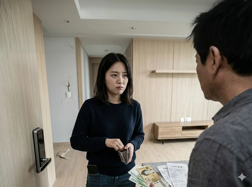 퇴거 시 집주인이 수리비를  과다청구하여 지출한 경험이 있는 분