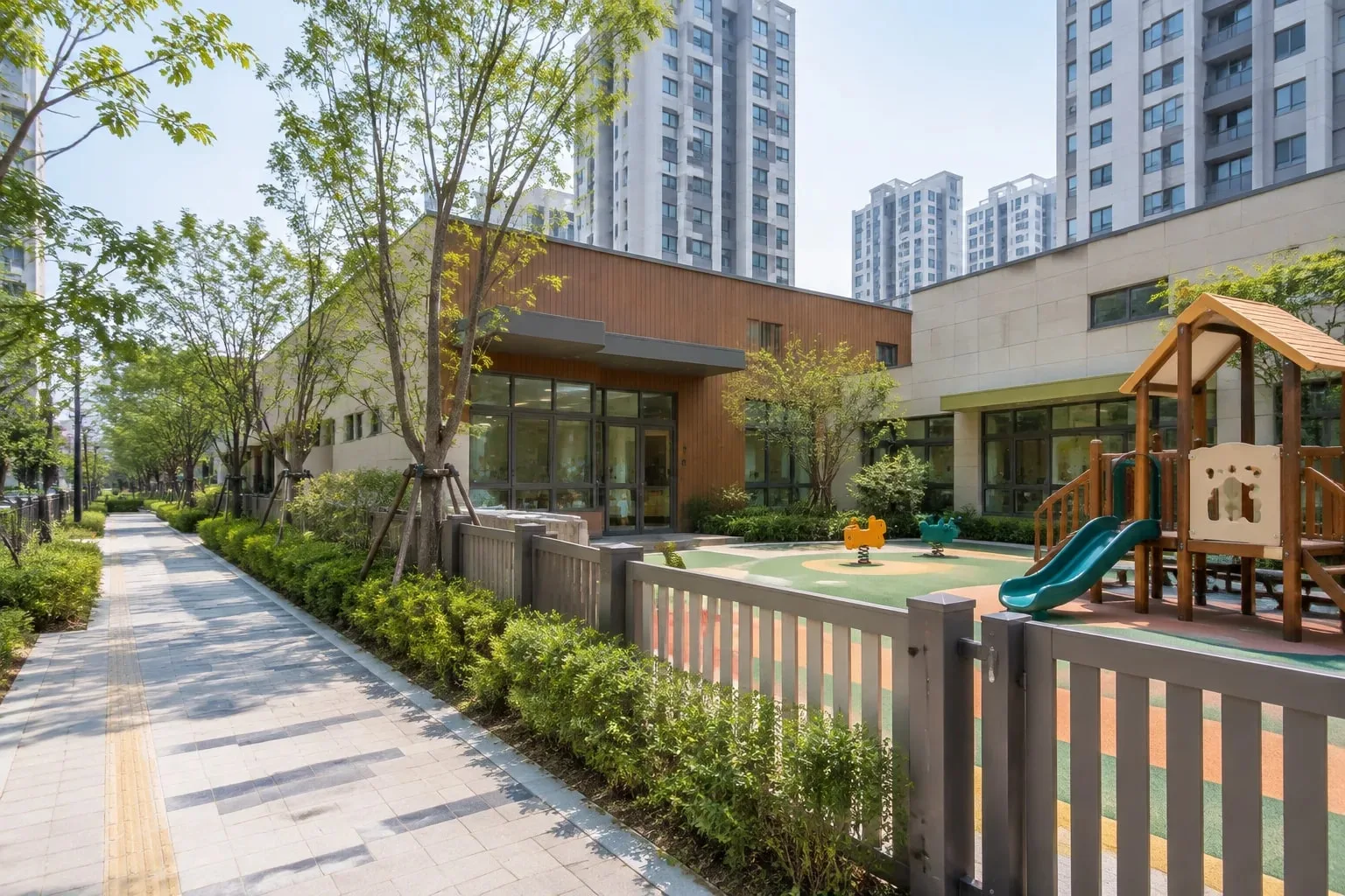부곡동 새 아파트 지산어린이집 포함 1km 내외에 위치한 자녀