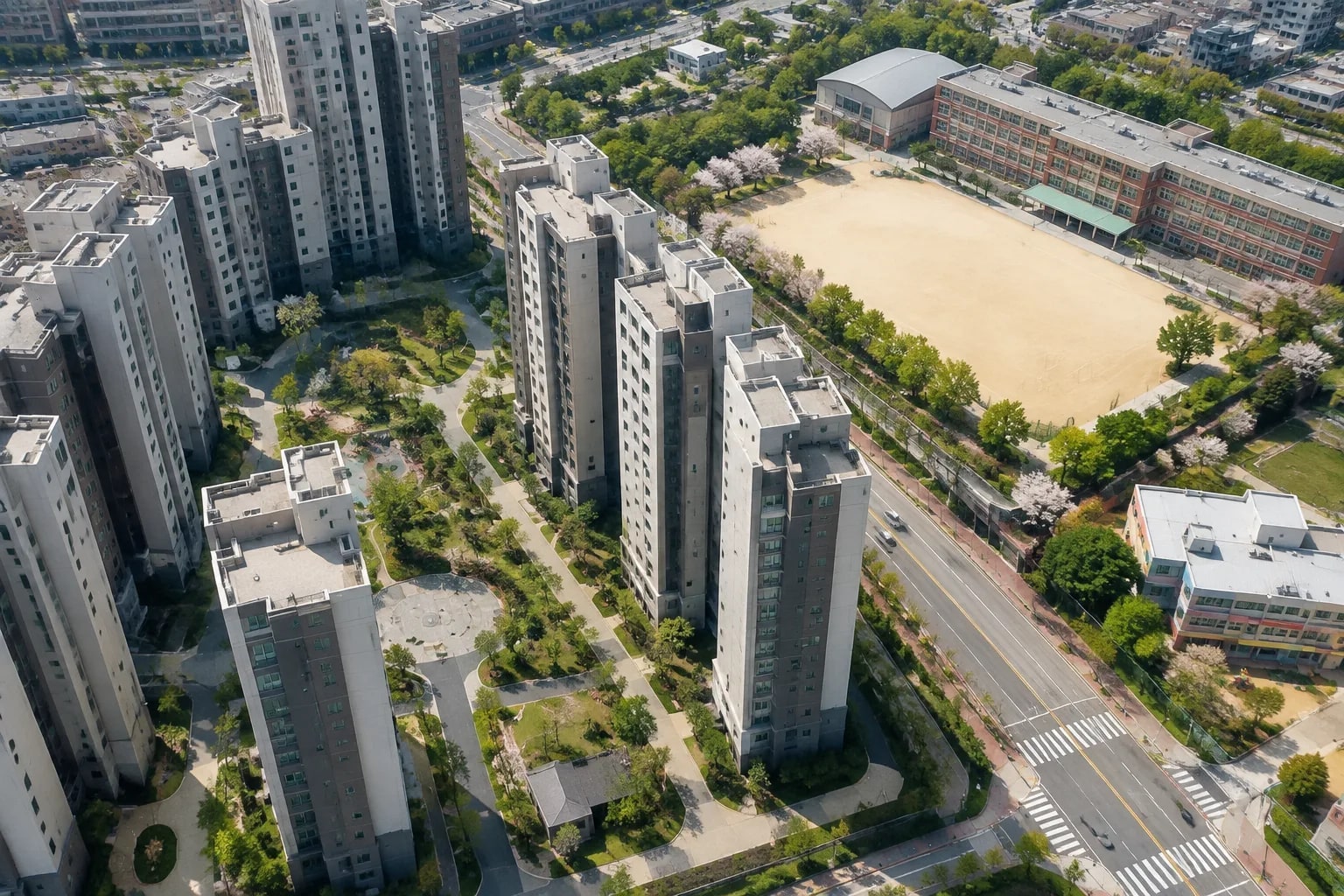 영주자이시그니처 영주중앙초 통학 경로와 반경 1km 보육 현황