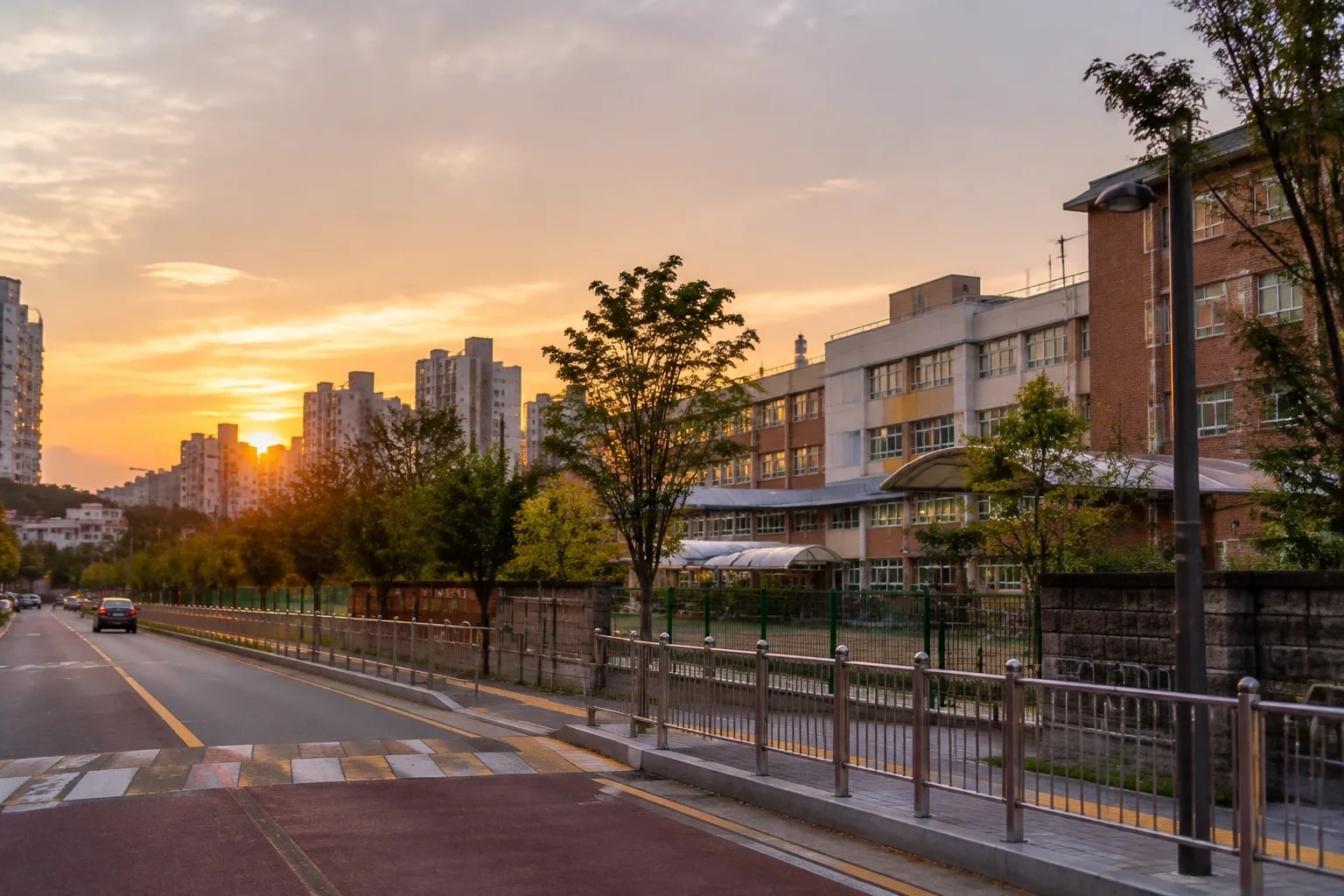 동양동 새 아파트 반경 1km 보육시설과 인천당산초 통학구역