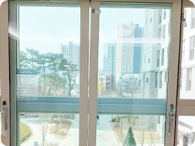 발코니창호 수직 수평 불량